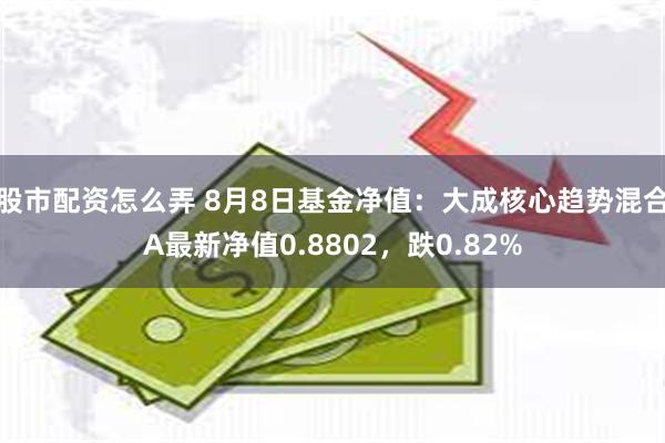 股市配资怎么弄 8月8日基金净值：大成核心趋势混合A最新净值0.8802，跌0.82%